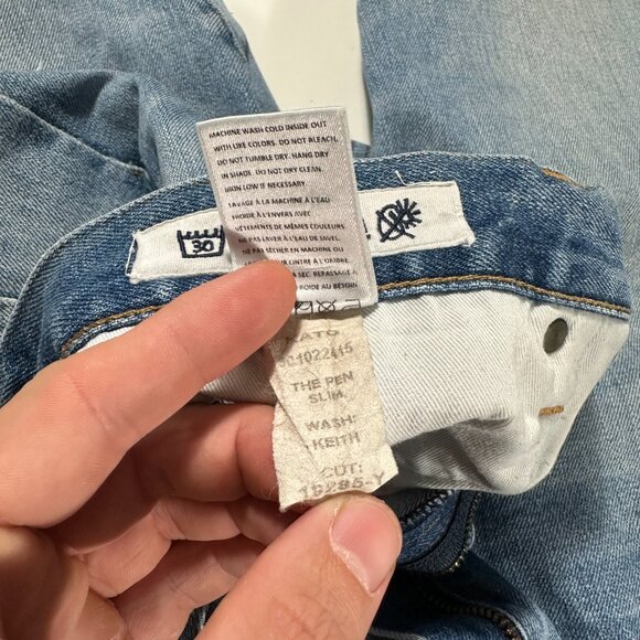 Hiroshi Kato The Pen Slim - Keith 14oz Selvedge Denim Size 36x34 - Picture 6 of 11